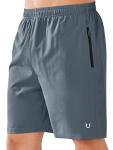NORTHYARD Men's Athletic Running Shorts Quick Dry Workout Shorts Lightweight Sports Gym Basketball 7"/ 9"/ 5" Tennis Hiking Exercise COOLGREY-7 inches M