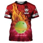 Personalized Pickleball Shirt Funny 3D Polo Pickleball Player Gift for Men and Women Custom Pickleball Shirts Sports Tee (Polyester, P7)