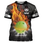 Personalized Pickleball Shirt Funny 3D Polo Pickleball Player Gift for Men and Women Custom Pickleball Shirts Sports Tee (Polyester, P7)