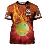 Personalized Pickleball Shirt Funny 3D Polo Pickleball Player Gift for Men and Women Custom Pickleball Shirts Sports Tee (Polyester, P7)