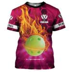Personalized Pickleball Shirt Funny 3D Polo Pickleball Player Gift for Men and Women Custom Pickleball Shirts Sports Tee (Polyester, P7)