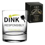 Dink Responsibly Pickleball Whiskey Glass, Pickle Ball Dink Responsibly pickleball Lovers Stemless Wine Tumbler Gift for Men or Partners Players Insulated Stainless Steel Wine Glass-54
