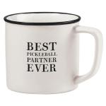 Santa Barbara Design Studio Pickleball Gift Coffee Cup Lili + Delilah Stoneware Coffee Mug, 16-Ounce, Best Pickleball Partner