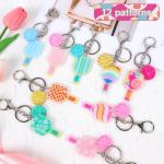 Shejdgart Pickleball Keychain Gifts for Women, 12PCS Dinkball Party Favors Decorations for Players, Aesthetic Pickleball Acrylic Keychain Bulk Gift for Sport Lover