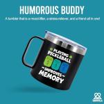 Panvola Playing Pickleball Improves Memory Pickleball Gifts Pickleball Player Insulated Coffee Mug 14oz With Handle And Lid Camping Travel Thermal Mugs 14 oz