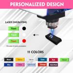 ORYG Custom Pickleball Paddle Name Bands Silicone Personalized Ring Grip Bands for Badminton Tennis Table Tennis