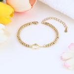 AINILOVE Gifts for Pickleball Lovers, Soccer/Baseball/Pickleball Bracelet Pickleball Stuff Jewelry Birthday Gifts for Women Men Teens Players (Gold)