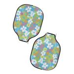 Noprintge Pickleball Paddle Cover Pickle Ball Paddle Sleeve Bags for Men Women Tropical Flowers Plants Pattern Pickleball Equipment Accessories Portable Protective Racket Cover