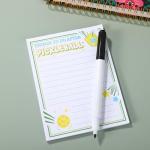Fukaisu 2pcs Pickleball Notepads, 4.13x5.51in Things To Do After Memo Note Pads Funny PickleBall Gifts Stuff Women Smooth Writing & Easy to Tear(Green)