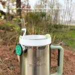 Amreich Straw Cover for Stanley Cup | Pickleball Gifts for Women - Pickleball Straw Toppers & Keychains Set for 10mm Straws Stanley Cup Accessories