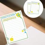 Fukaisu 2pcs Pickleball Notepads, 4.13x5.51in Things To Do After Memo Note Pads Funny PickleBall Gifts Stuff Women Smooth Writing & Easy to Tear(Green)