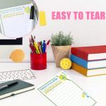 Fukaisu 2pcs Pickleball Notepads, 4.13x5.51in Things To Do After Memo Note Pads Funny PickleBall Gifts Stuff Women Smooth Writing & Easy to Tear(Green)