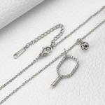 OSIRIDEH2 Pickleball Necklace, Pickleball Gifts for Women, Pickleball Teams Women, Pickleball Sport Lovers Gift, PB Necklace Valentine's Day Bday for Women (pickleball Silver 1)