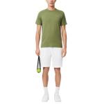 Lacoste Men's Regular Fit Ultra Dry Tennis Shorts, White, Large