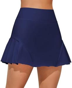 ATTRACO Tennis Skorts Skirts for Women Athletic Skorts Golf Skirts Pickleball Skirts Workout Running Navy XL