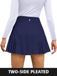 ATTRACO Tennis Skorts Skirts for Women Athletic Skorts Golf Skirts Pickleball Skirts Workout Running Navy XL