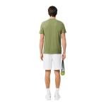 Lacoste Men's Regular Fit Ultra Dry Tennis Shorts, White, Large