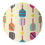 Swig Life 24oz Party Cup, Stackable Insulated Travel Coffee Tumbler with EZ Slider Lid, Cup Holder Friendly, Stainless Steel 24 oz Tumbler, Reusable Coffee Mug (Pickleball)