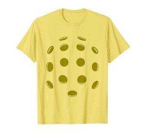 Funny Pickleball Player Costume Yellow Ball Halloween T-Shirt