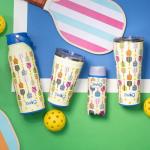 Swig Life 24oz Party Cup, Stackable Insulated Travel Coffee Tumbler with EZ Slider Lid, Cup Holder Friendly, Stainless Steel 24 oz Tumbler, Reusable Coffee Mug (Pickleball)