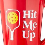 Plush and Mug Pickleball Pickle Ball Coffee Mug Valentine's Day Gift Set - Ceramic Tall Cup