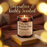 LEADO Candle, Pickleball Gifts for Women, Men - Funny Valentines Day, Birthday Gifts for Pickleball Lovers, Players - Pickle Ball Present for Mom, Friend, Teen Girl, Woman, Pickle Ball Accessories