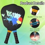 Lamdiy Personalized Pickleball Paddle Name Bands Silicone Custom Pickleballs Paddles Band for Paddle Grip on Racket Racquetball Paddles Pickleballs Accessories DIY Gifts for Pickleball Lovers