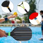Lamdiy Personalized Pickleball Paddle Name Bands Silicone Custom Pickleballs Paddles Band for Paddle Grip on Racket Racquetball Paddles Pickleballs Accessories DIY Gifts for Pickleball Lovers