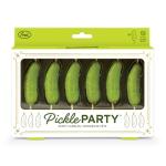 Genuine Fred Pickle Party Candles Set of 6 Quirky Pickle-Shaped Party Birthday Candles 2" Tall Fun and Unique Party Decor Gift-Ready Package