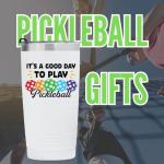 Onebttl Pickleball Gifts, Good Day to Play Pickleball, Insulated 20oz Stainless Steel Travel Tumbler with Lid