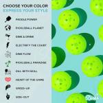 Dink Ink- Self-Inking Reusable Pickleball Marker | Personalize Your Pickleballs with Precision | Quick-Dry, Smudge-Free Durable Ink | Perfect for Pickleball Marking Accessories (Speed-Up)