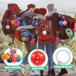 ZHWKMYP 36 Pcs Pickleball Keychain, Pickleball Keychains Bulk for Women