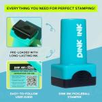 Dink Ink- Self-Inking Reusable Pickleball Marker | Personalize Your Pickleballs with Precision | Quick-Dry, Smudge-Free Durable Ink | Perfect for Pickleball Marking Accessories (Speed-Up)