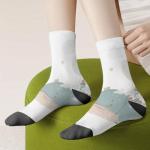 Whale Balloon Cloud Star Long Socks for Unisex Suitable for Work, House, Cold Weather, Hiking, Pickleball, Basketball, Best Winter Extreme Cold, Tennis, Fishing (7. 87 in)