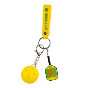 Pickleball Keychains - Mini Pickleball Ornaments for Pickleball Lovers Pickleball Keychain pickleball accessories gifts pickleball accessories women - Perfect Pickleball Gifts