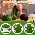 YUEYUQIU Positive Pickleball Gifts for Women Men - Emotional Inspirational Support Gift for Friends Coach Team Coworker Teenage Boss, Handmade Crochet Pickleball - Funny Pickle Gifts for Her Him