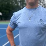 born to rally Men’s Pickleball Necklace – Stainless Steel Pendant with Carbon Fiber Inlay, Sports Jewelry Gift for Pickleball Players & Fans