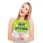 Big Dot of Happiness Pickleball Party Photo Booth Props Kit - 20-Piece Birthday Retirement Celebration Set, Premium Cardstock Selfie Props with Easy Assembly Sticks