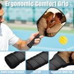 Custom Pickleball Paddles with Photo Text Logo, Personalized Pickleball Paddles with Comfort Grip, Personalized Gifts for Beginners, Lover, Boyfriend, Men (Only One Paddle)