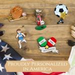 Personalized Pickleball Christmas Ornament 2024 – Free Customization in 24 Hours – Pickle Ball Paddles Ornament with Name – Unique Sports Souvenir in a Gift Box