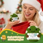 YUEYUQIU Positive Pickleball Gifts for Women Men - Emotional Inspirational Support Gift for Friends Coach Team Coworker Teenage Boss, Handmade Crochet Pickleball - Funny Pickle Gifts for Her Him