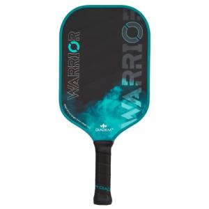 Diadem Warrior Pickleball Paddle | 3X L-Core Hybrid Nomex Polymer Honeycomb Core, Grit Paint Surface for Spin, Control and Power | Indoor/Outdoor | USAPA Approved (Teal)