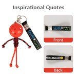 Kauai Sun 6Pcs Pickleball Handmade Keychains, Inspirational Gifts for Pickleball Lovers Women & Men, Cute Pickleball Ornament Accessories for Sports Bags, Unique Design in 6 Colors