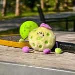 RORLAND Pickleball Funny Gift for Women or Men | Pickleball Plush Tote Bag Charm or Keychain | Ideal Gift for Pickle ball Lover, Partner or Teammates