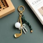 Mini Golf Tennis Ball Pickleball Football Keychain Cute Bag Charms Purse Charms for Handbags Tote Bags Gift for Women