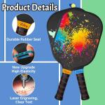 Jumaple Personalized Pickleball Paddle Name Bands - Custom Silicone Band for Grip on Racket, Racquetball - DIY Accessories Gifts for Pickleball Lovers