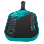 Diadem Warrior Pickleball Paddle | 3X L-Core Hybrid Nomex Polymer Honeycomb Core, Grit Paint Surface for Spin, Control and Power | Indoor/Outdoor | USAPA Approved (Teal)