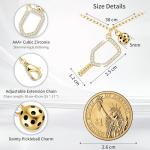 SmileBelle Pickleball Gifts for Women Pickleball Necklace as Sport Accessories Game Day Birthday Gifts for Pickleball Lovers Players Friend Daughter Coach Fans