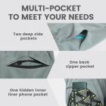 maamgic Gym Shorts for Men 7 inch Inseam with Liner Stretch 2 in 1 Workout Shorts Men Quick Dry Athletic Running Shorts Triangle Gray Large