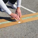 Murray Sporting Goods Standard Pickleball Court Marking Kit | Cardboard Stencil Paint Kit for Driveway, Asphalt or Concrete - Regulation Backyard Pickleball Court Kit (2.0)